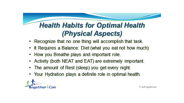 Healthy Habits Slide Show