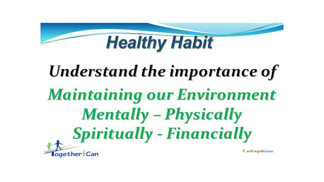 Healthy Habits Slide Show
