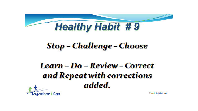 Healthy Habits Slide Show