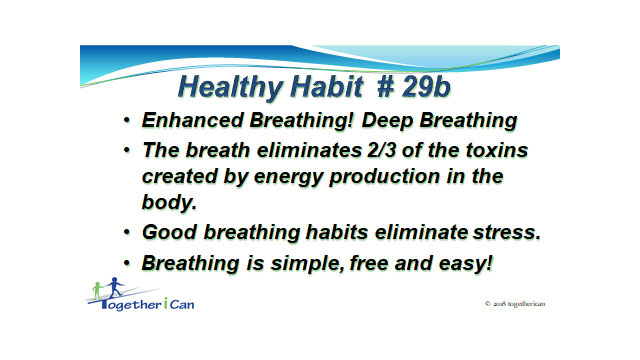 Healthy Habits Slide Show