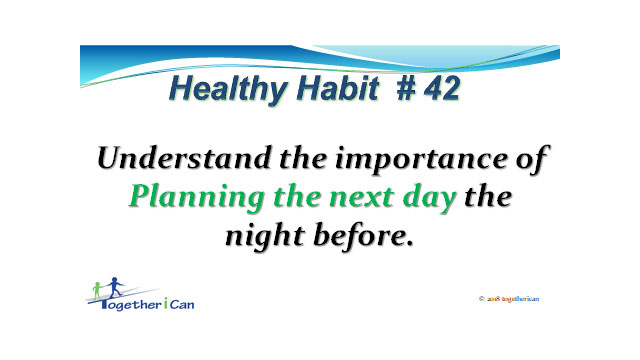 Healthy Habits Slide Show