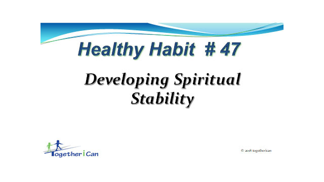 Healthy Habits Slide Show