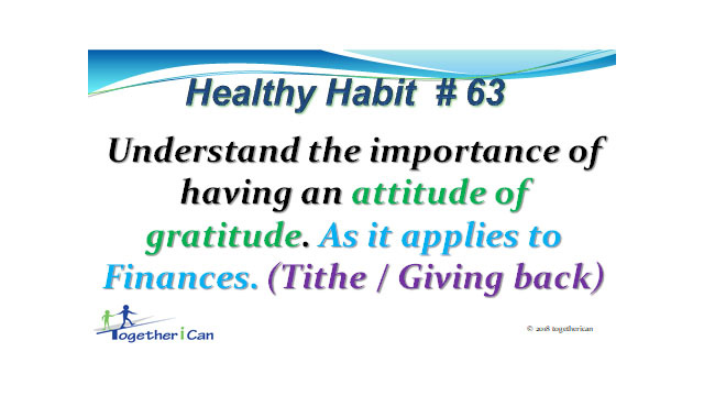 Healthy Habits Slide Show