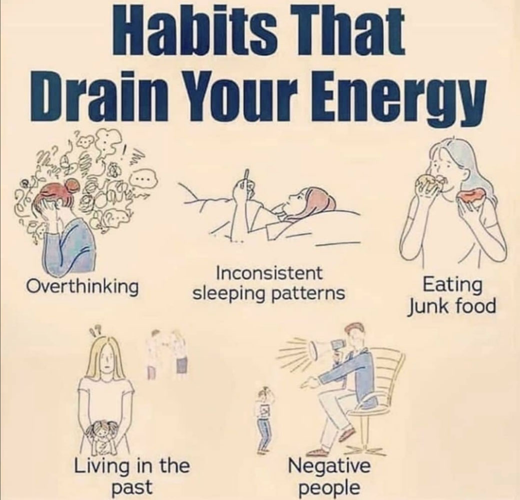 Habits that Drain Your Energy