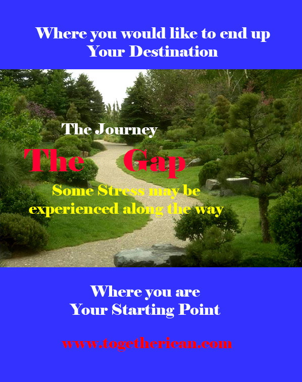 The Journey. The Gap. Some Stress may be experienced along the way.